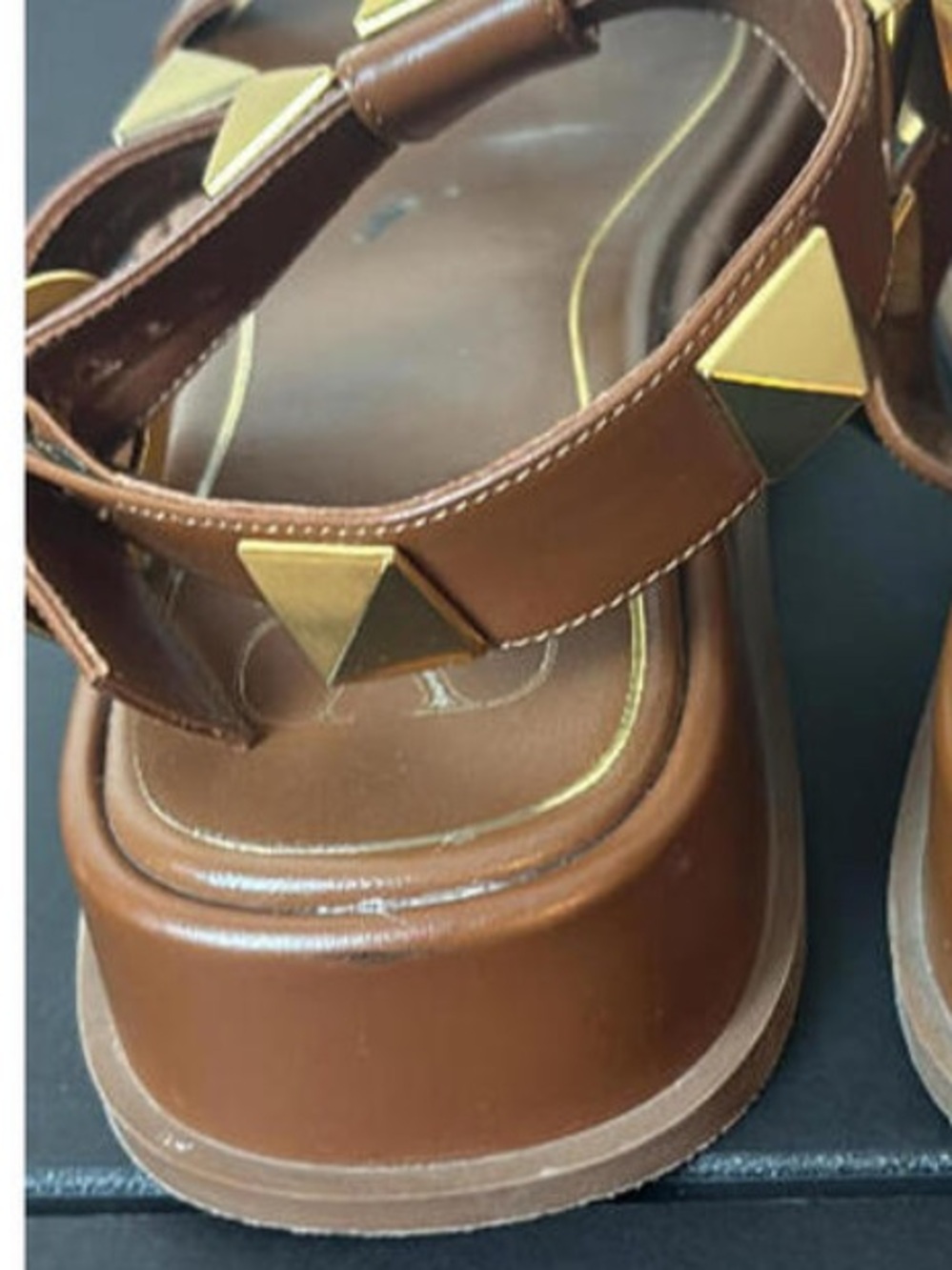 Valentino Leather Roman Stud Sandals, Pre-Owned, US 7, IT 37, S90 - Picture 11 of 11